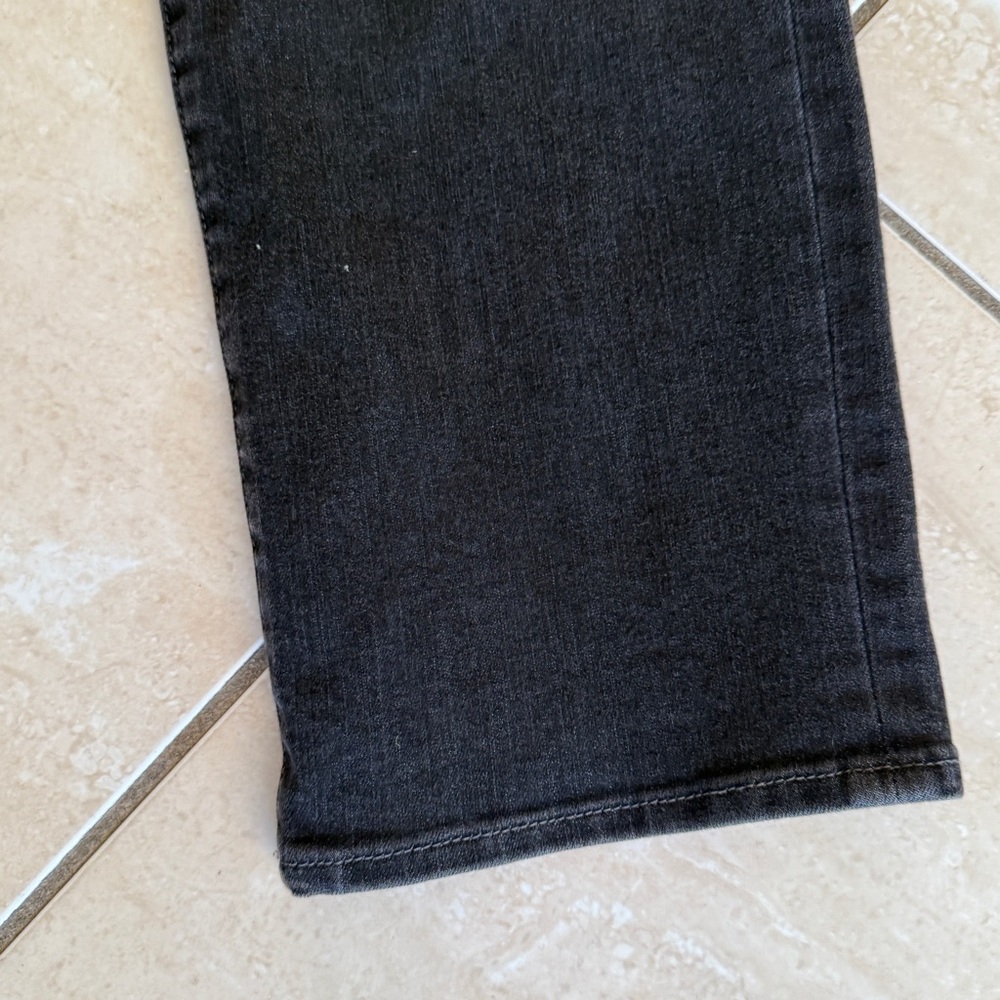 HUDSON NOA JEAN WASHED BLACK COLOR CROPPED STRAIGHT LEG SIZE 26 - Picture 6 of 9
